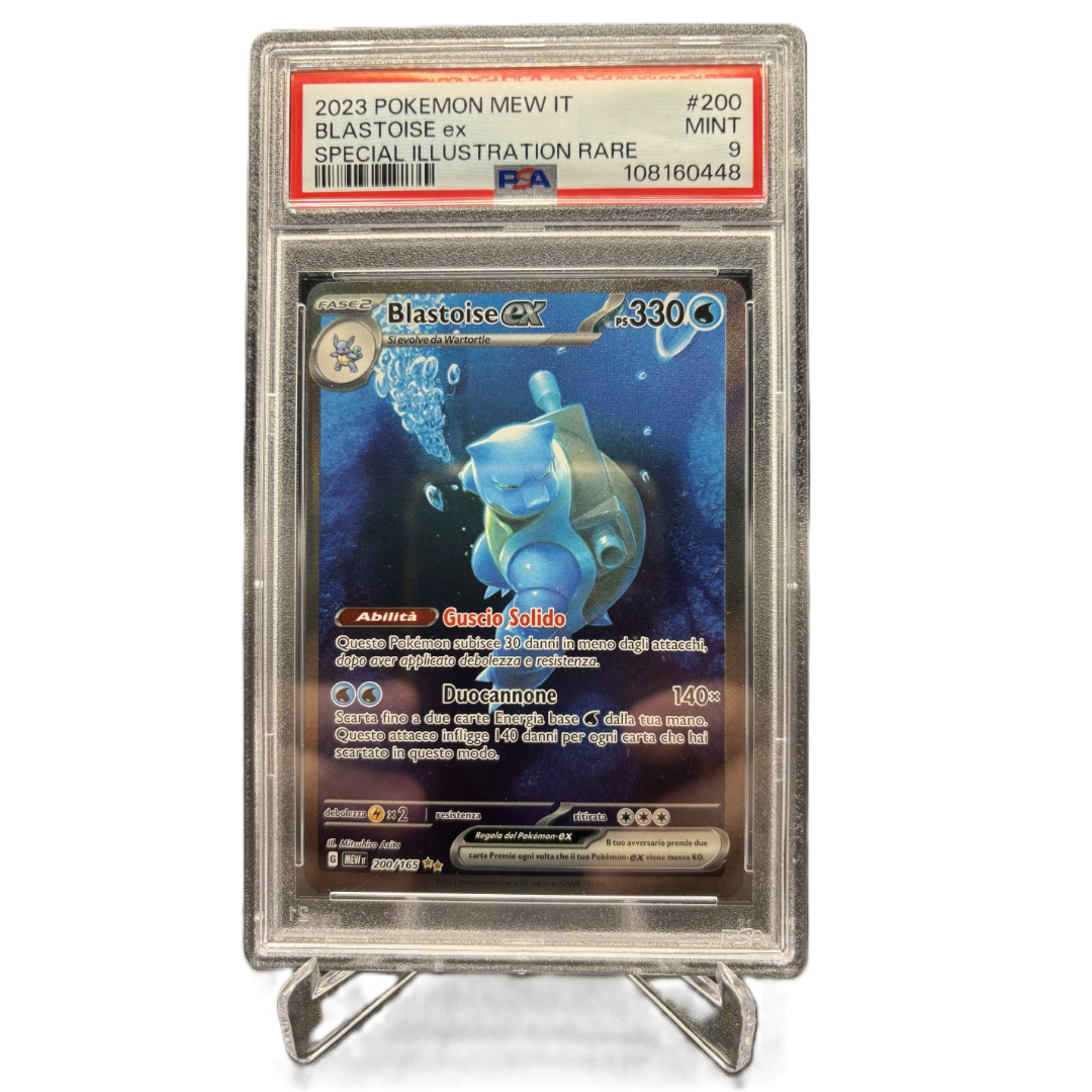 Blastoise ex (MEW 200) - IT - PSA MINT 9