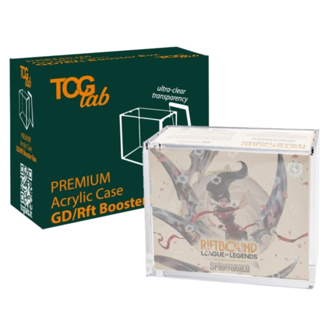 Premium Case Protettivo per Riftbound o Gundam Booster Box Magnetico in Plexiglass - TCG Lab