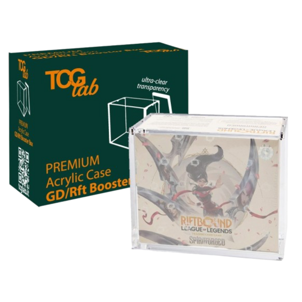 Premium Case Protettivo per Riftbound o Gundam Booster Box Magnetico in Plexiglass - TCG Lab