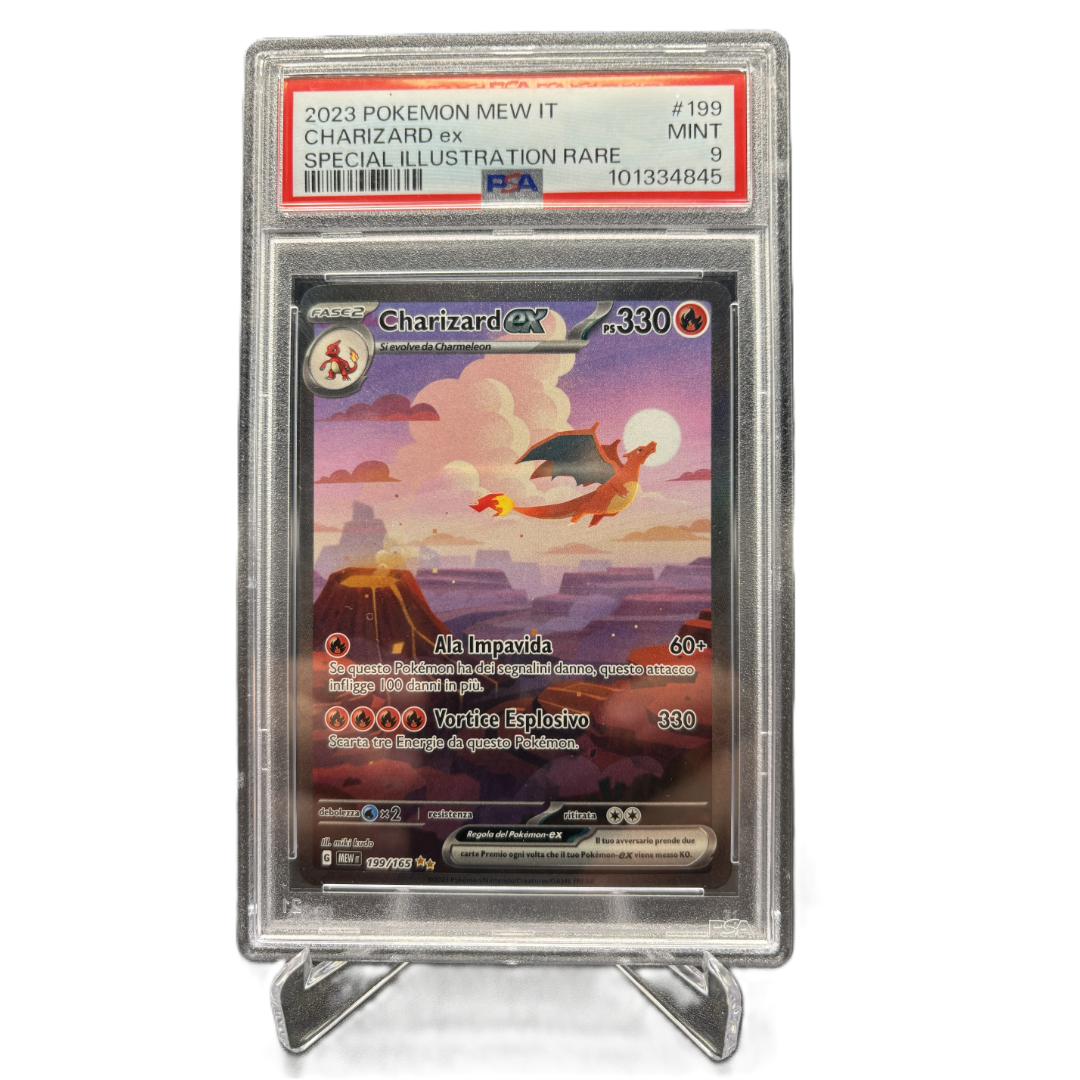 Charizard ex (MEW 199) - IT - PSA MINT 9