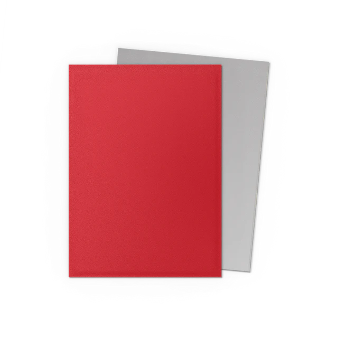 Crimson & Silver - Matte Dual Sleeves - DragonShield