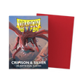 Crimson & Silver - Matte Dual Sleeves - DragonShield
