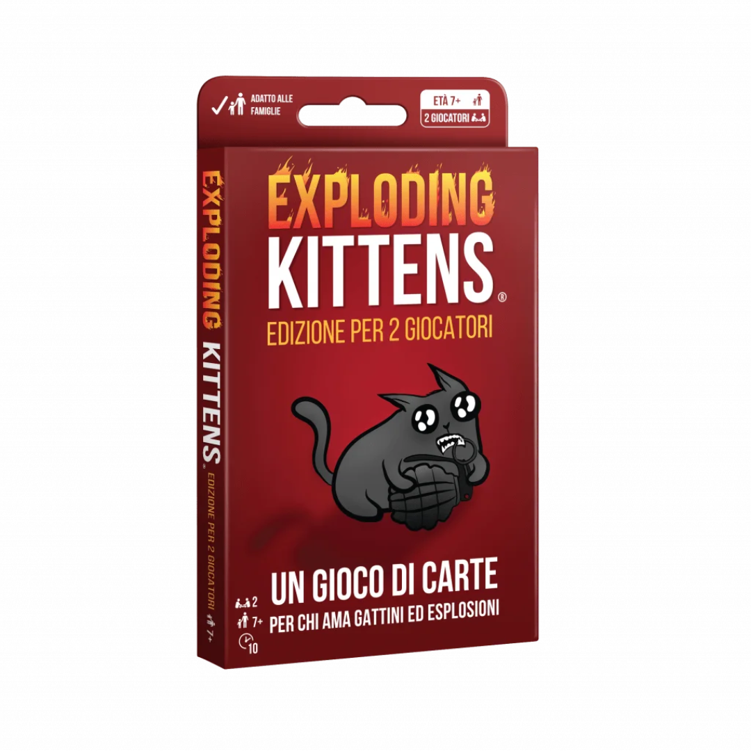 Exploding Kittens – Edizione per 2 giocatori