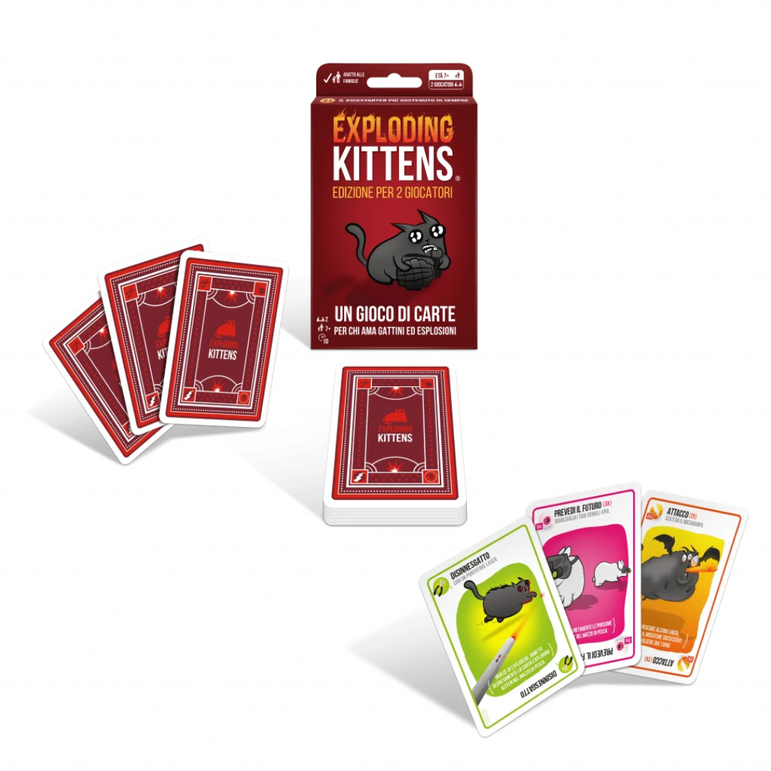 Exploding Kittens – Edizione per 2 giocatori