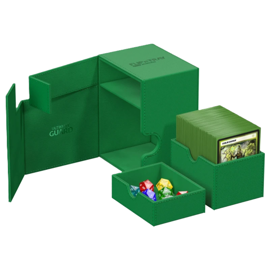 Flip'n'Tray 133+ Xenoskin - Ultimate Guard - Green