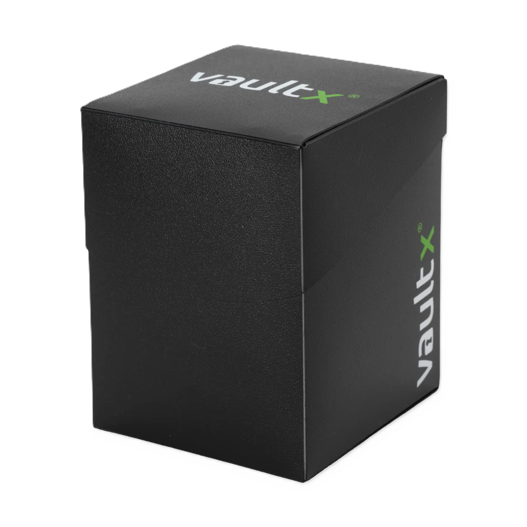 Large Deck Box 100+ con 150 Sleeves - Vault X - Black