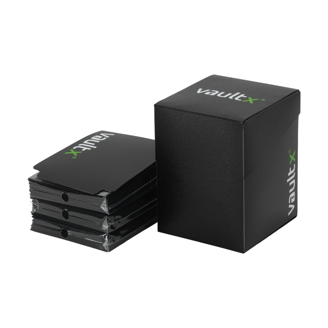 Large Deck Box 100+ con 150 Sleeves - Vault X - Black