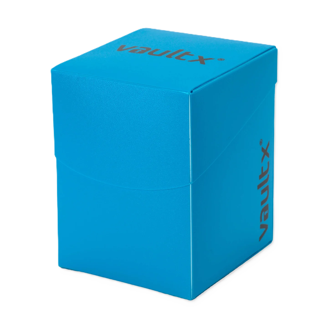 Large Deck Box 100+ con 150 Sleeves - Vault X - Blue