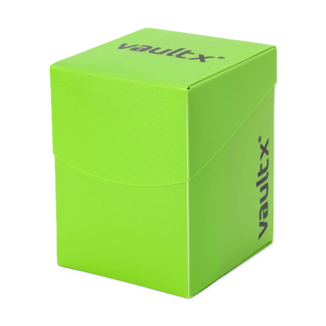 Large Deck Box 100+ con 150 Sleeves - Vault X - Green