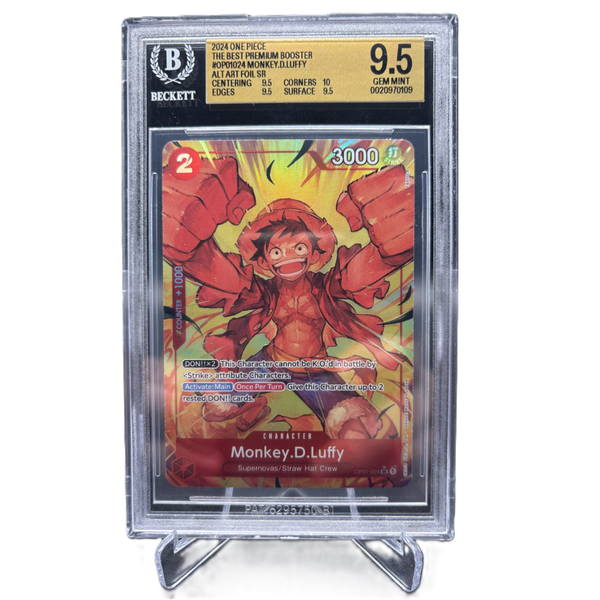 Monkey.D.Luffy (OP01-024) (V.2) PRB01 - EN - BGS - GEM MT 9.5