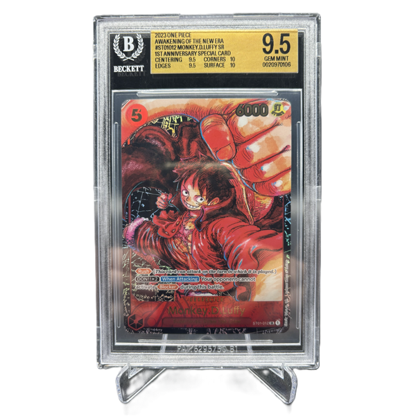 Monkey.D.Luffy (ST01-012) (V.1) - EN - BGS - GEM MT 9.5