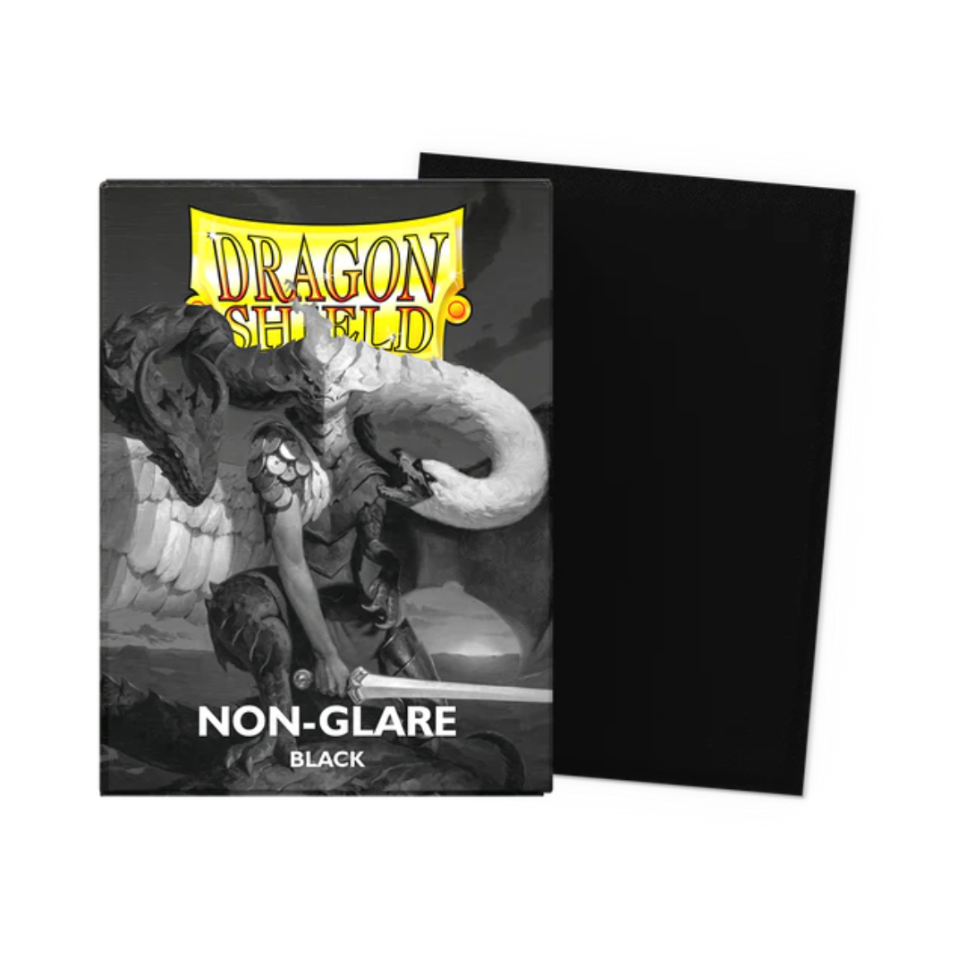 Black - Non-Glare - Matte Sleeves - DragonShield
