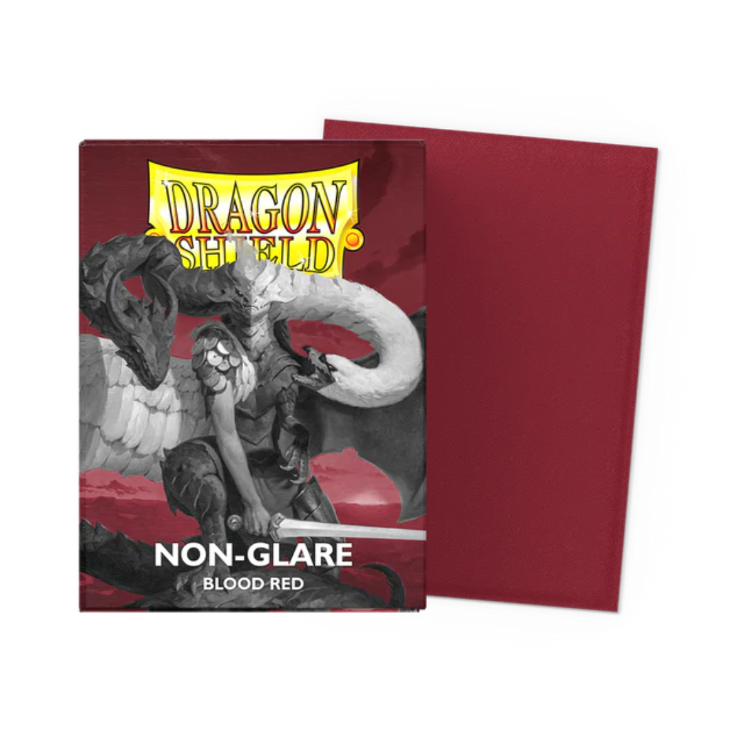 Blood Red - Non-Glare - Matte Sleeves - DragonShield