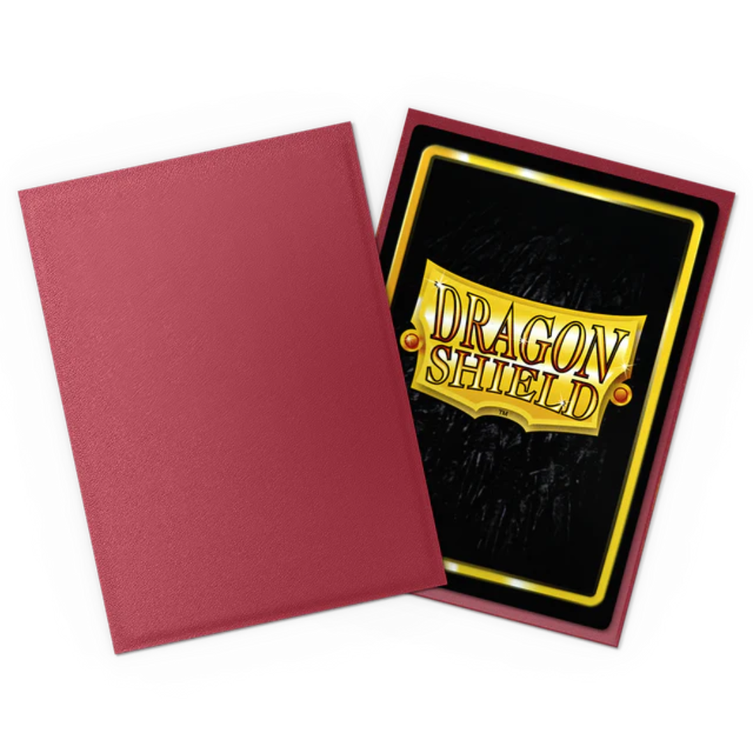 Blood Red - Non-Glare - Matte Sleeves - DragonShield