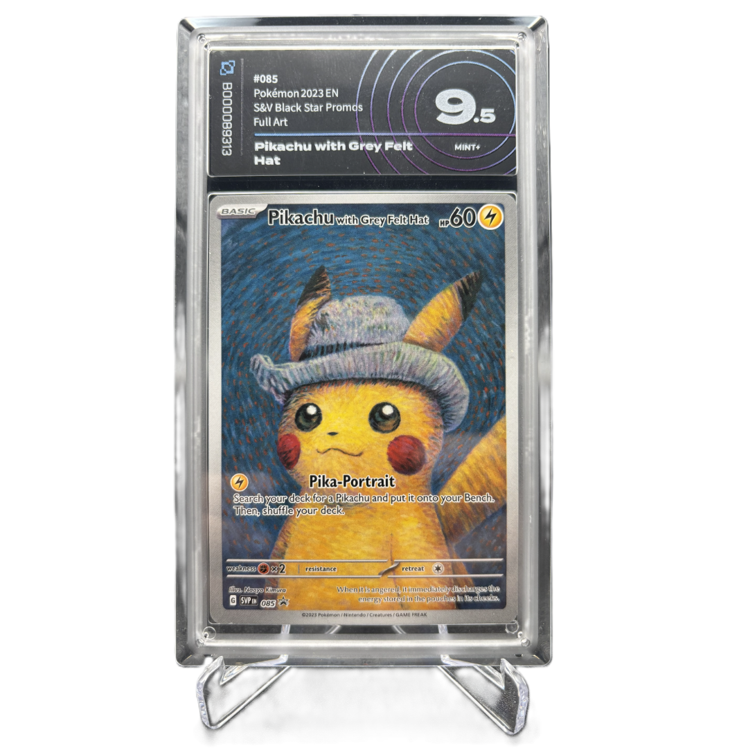 Pikachu with Grey Felt Hat (SVP 085) - EN - AI Grading - MINT+ 9.5