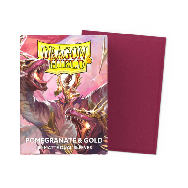 Pomegranate & Gold - Matte Dual Sleeves - DragonShield
