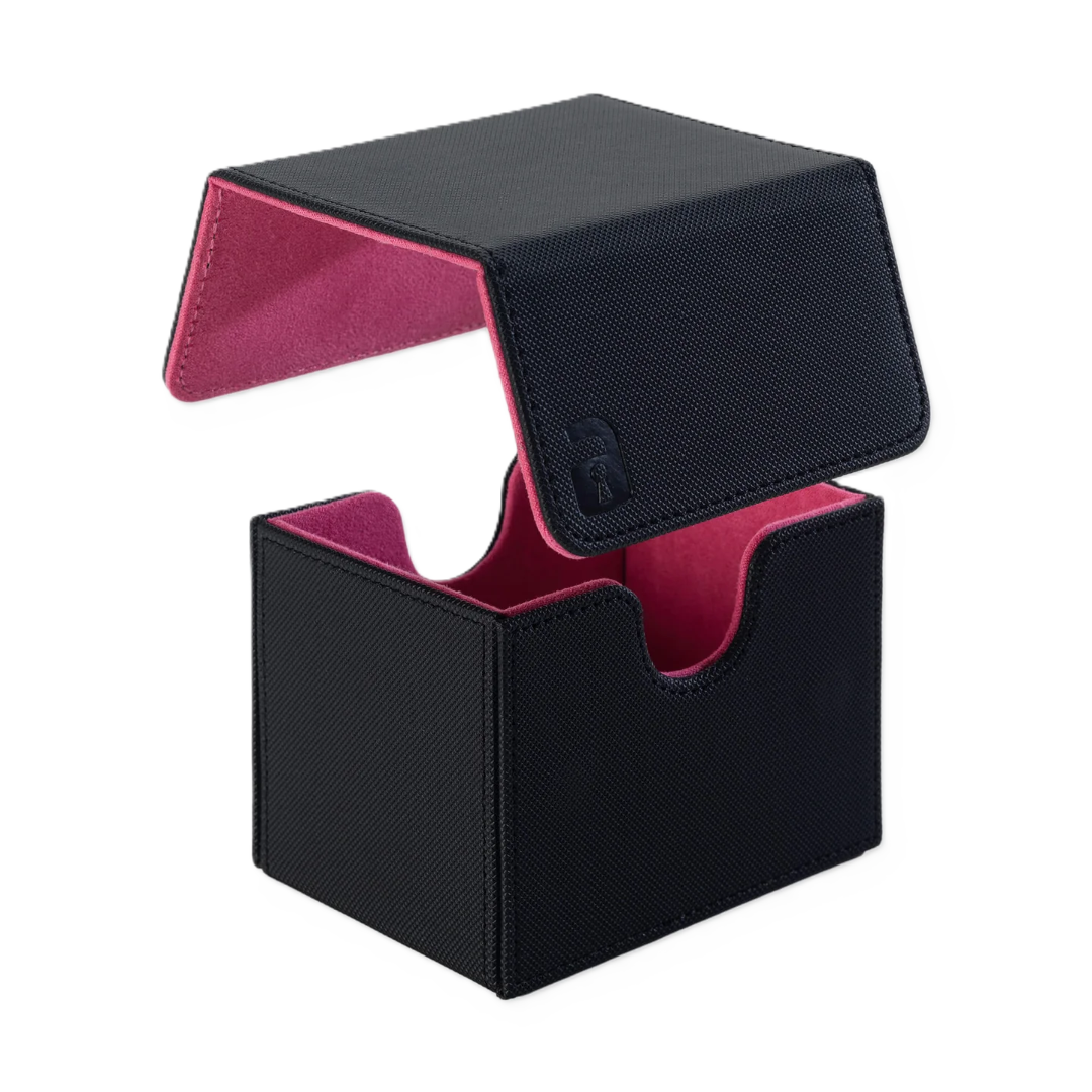 Sideloading Deck Box 100+ - Black/Pink