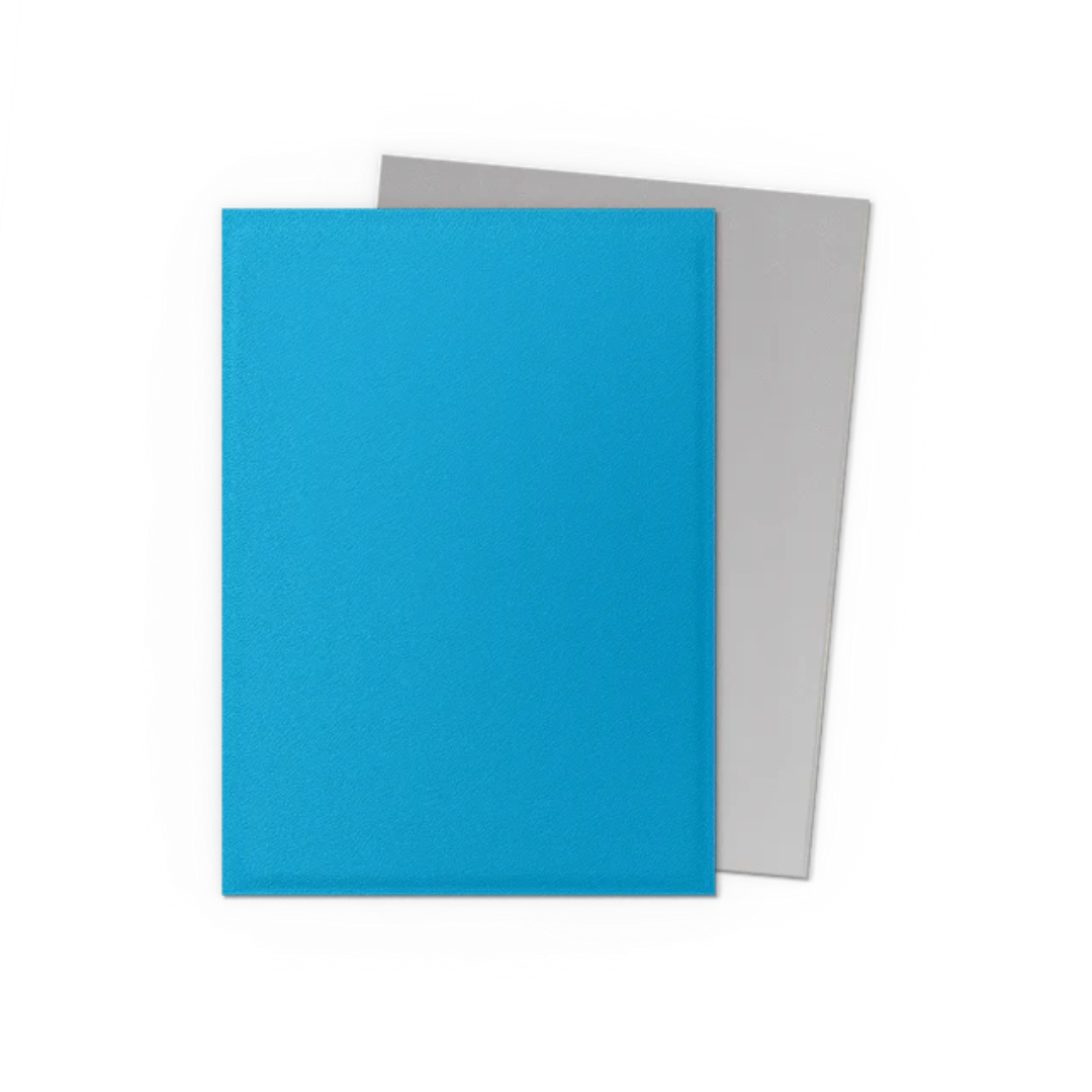 Sky Blue & Silver - Matte Dual Sleeves - DragonShield