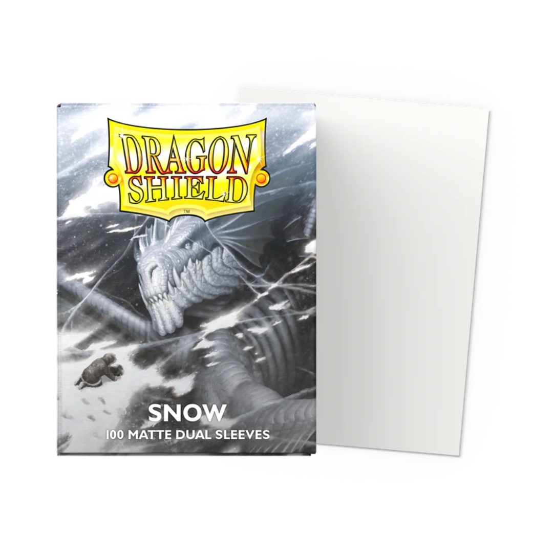 Snow - Matte Dual Sleeves - DragonShield