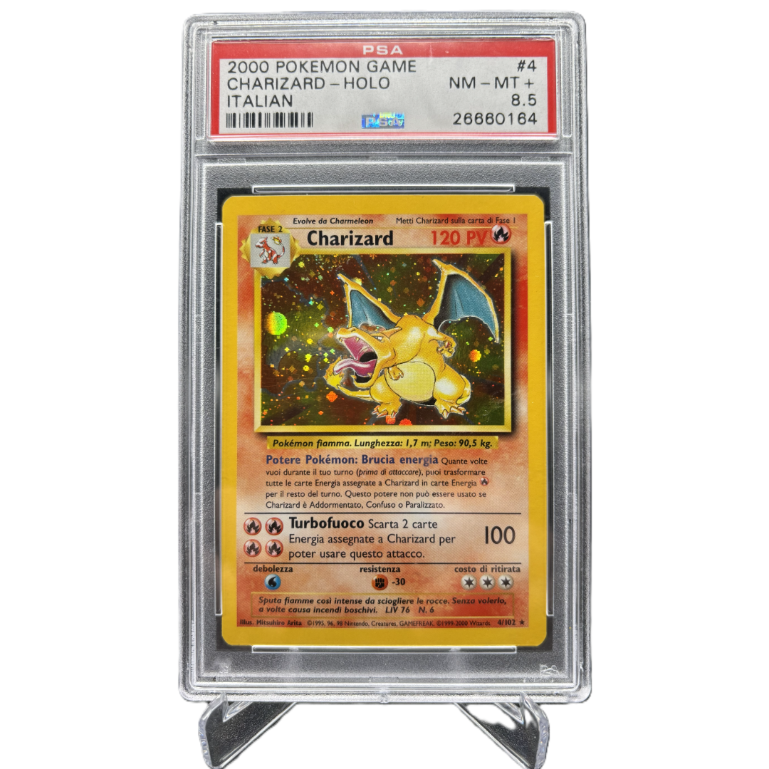 Charizard (BS 4) - IT - PSA NM-MT+ 8.5