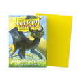 Yellow & Silver - Matte Dual Sleeves - DragonShield