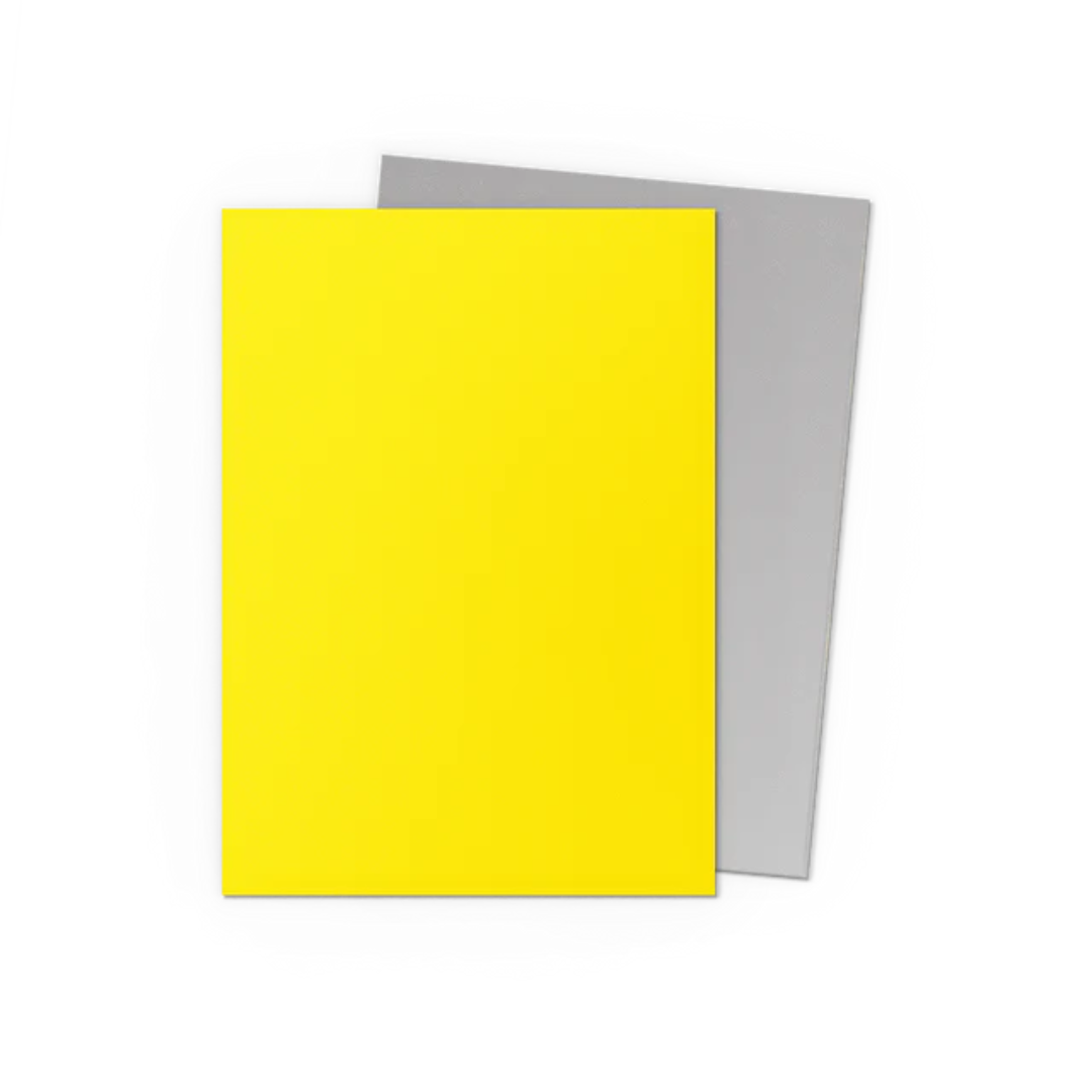 Yellow & Silver - Matte Dual Sleeves - DragonShield