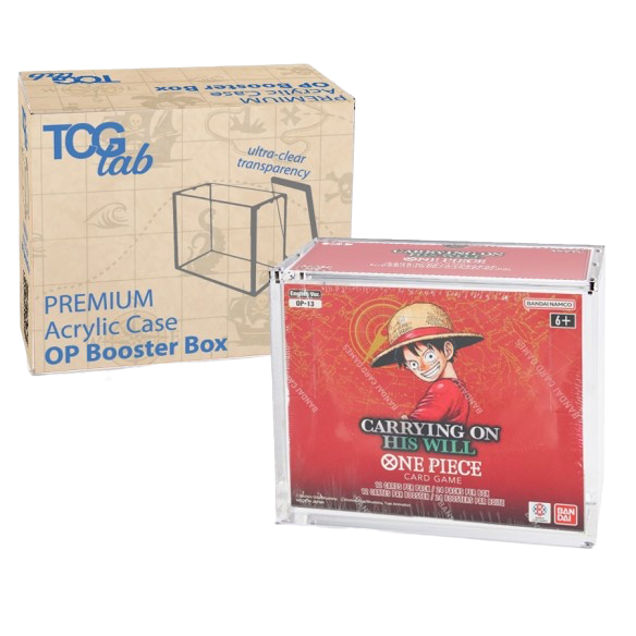 Premium Case Protettivo per OP Booster Box Magnetico in Plexiglass - TCG Lab
